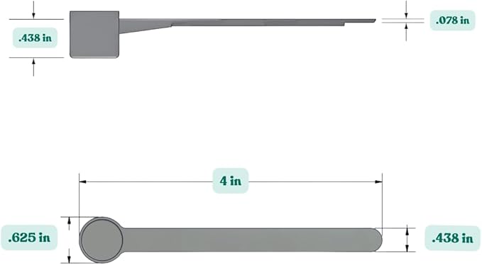 1.5 mL (1.5 CC) Long Handle Scoop for Measuring Coffee, Pet Food, Grains, Protein, Spices and Other Dry Goods (Pack of 10)