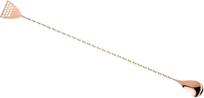 Barfly Bar Spoon, Strainer End 15 3/4" (40 cm), Copper