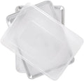 Nordic Ware Naturals Half Sheet Set - USA Made Aluminum Commercial Quality Sheet Pan for Baking or Roasting, Encapsulated Galvanized Steel Rim Prevents Warping, 2pk Half + Lid