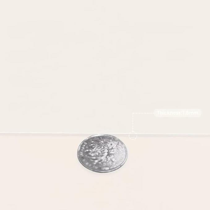 Leather Table Pad,1.8mm Thick,40x90 Inch,Dining Table Pad,Table Pads for Dining Room Table Rectangular,Table Protector for Dining Room Table,Table Protector Pad(White+White,40x90)