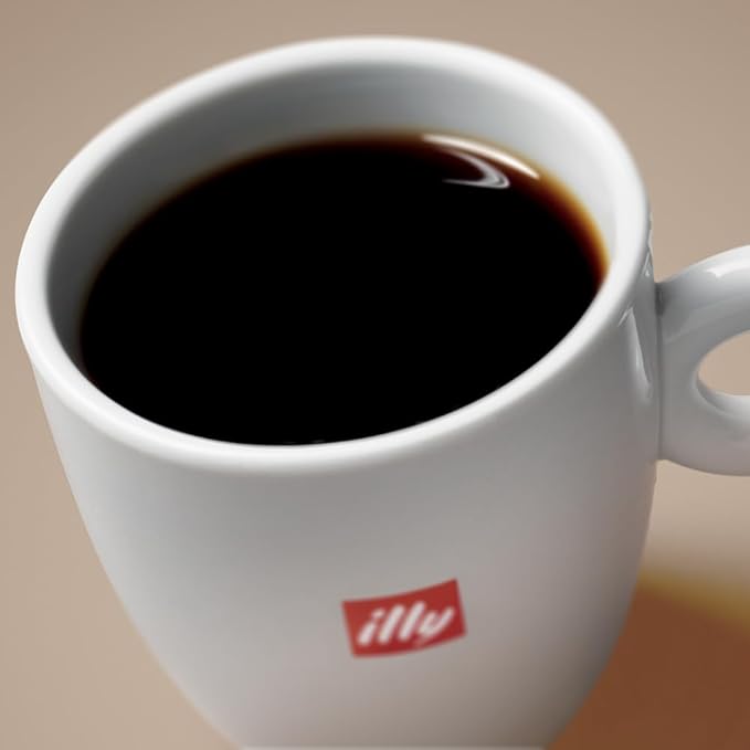 Illy Ground Drip Coffee - Forte Extra Bold Roast Coffee - Rich & Strong Flavor - 100% Arabica - Pre-Ground for Drip Pour Over - Pressurized Packaging Sealed for Freshness - 8.8oz (Pack of 6)