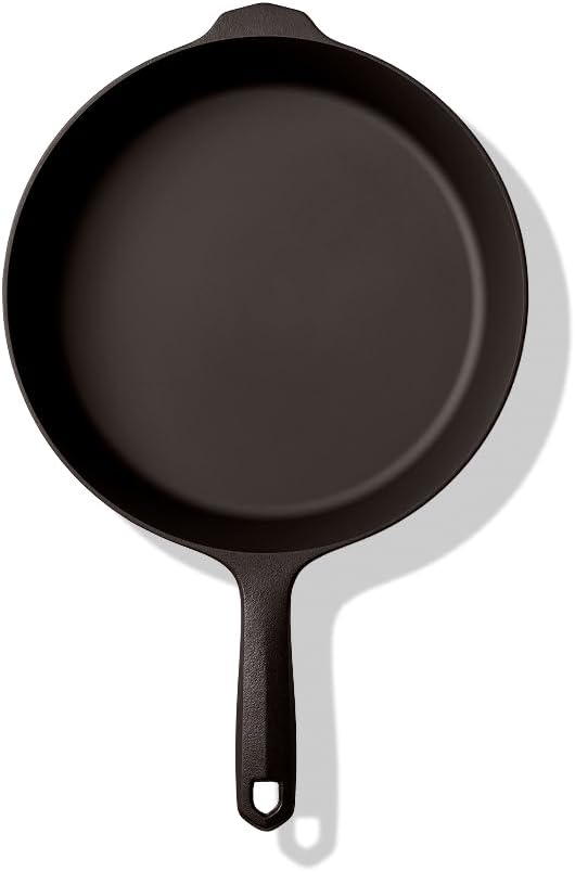 Field Company 10.25-Inch Cast Iron Skillet – Lightweight & Smooth, Made in USA, Pre-seasoned with Organic Oil – Perfect for 2–4 Servings (No.8 Medium)