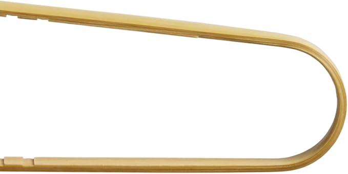 Small Bent Bamboo Tongs 2.75 in (70mm), Kitchen Tongs, Tabletop Items, Made in Japan