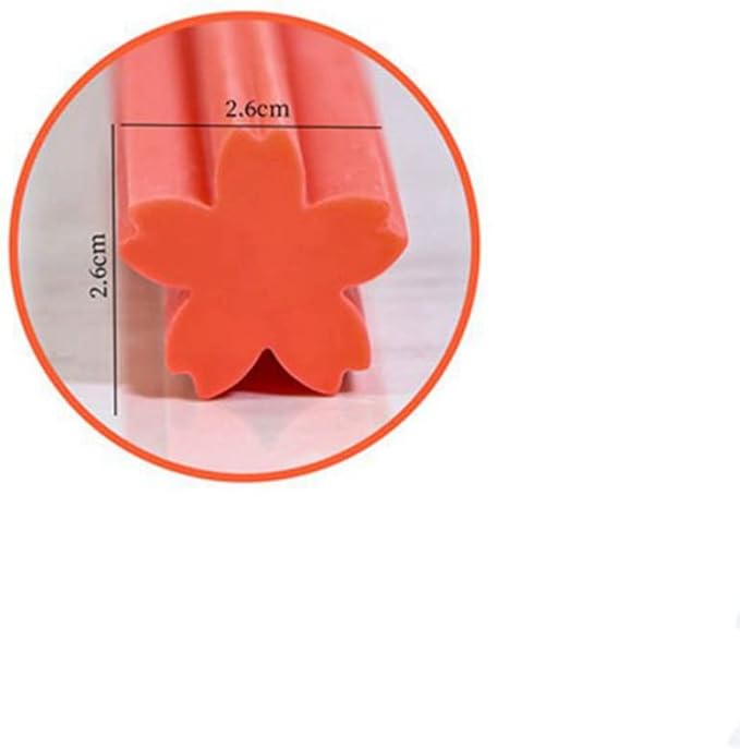 Cherry Flower Silicone Handmade Soap Candle Aromatherapy Gypsum Mold DIY Baking Columnar Mousse Cake Core Mould Chocolate Fondant Sandwich Tube Tool