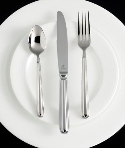Fortessa Metropolitan 18/10 Stainless Steel Flatware, 5 Piece Place Setting, Service for 1