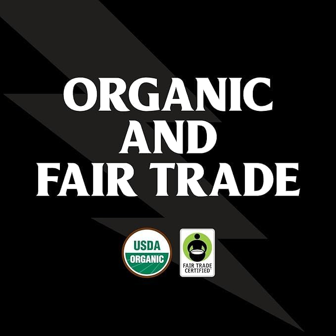 Death Wish Coffee, Organic and Fair Trade, Light Roast Coffee Pods (30 Count)