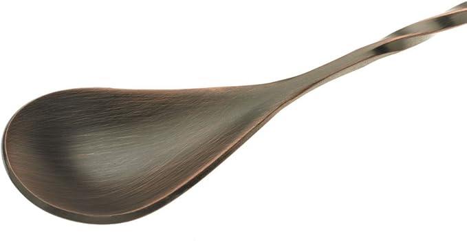 Barfly Bar Spoon, Fork End 15 3/4" (40 cm), Antique Copper
