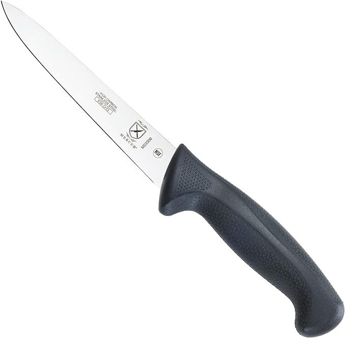 Mercer Culinary M23306 Millennia Black Handle, 6-Inch, Utility Knife
