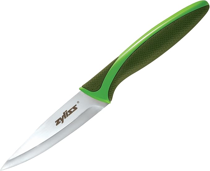 Zyliss Utility Kitchen Knives with Sheath Covers - Dishwasher Safe - Stainless Steel Kitchen Knives Perfect for Cutting Meat, Vegetables & Fruit - 2 Piece 3.25" Paring Set