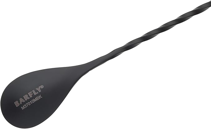 Barfly Standard Bar Spoon, Japanese Style 13 3/16" (33.5 cm), Matte Black