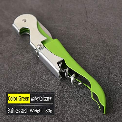 Professional Waiter Corkscrew Wine Openers Set (4 PCS),Upgraded With Heavy Duty Stainless Steel Hinges Wine Key for Restaurant Waiters, Sommelier, Bartenders