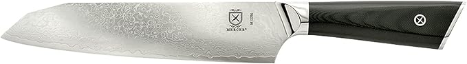 Mercer Culinary M13786 Premium Grade Super Steel, 7-Inch Santoku Knife, G10 Handle