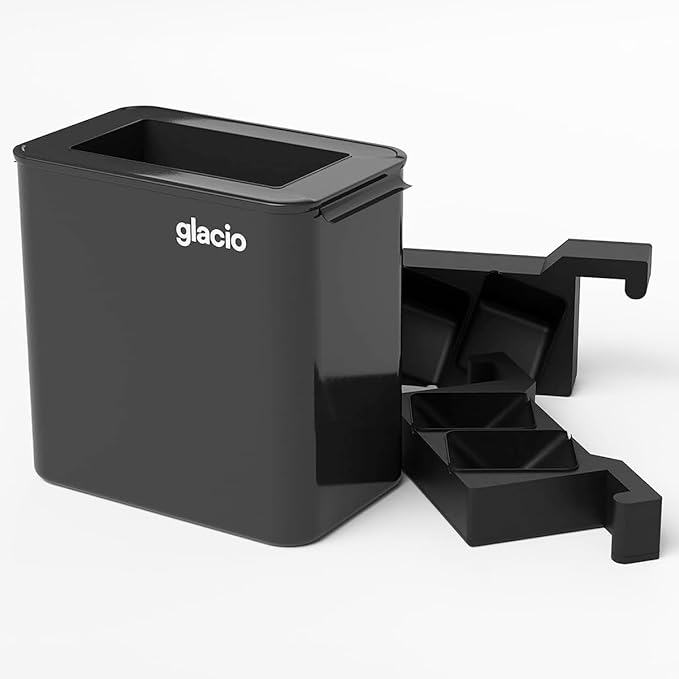 glacio Clear Ice Maker Set – Crystal Clear Ice Ball & Cube Molds for Whiskey and Cocktails | Dilution-Free Directional Freezing Design | Easy Removal