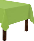 Gee Di Moda Rectangle Tablecloth - 60 x 102 Inch Apple Green Table Cloth for 6 Foot Rectangle Table - Heavy Duty Washable Fabric - for 6 Ft Buffet Table, Holiday Party, Dinner, Wedding & Baby Shower