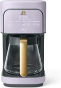 Beautiful 12-Cup Programmable Coffee Maker – Auto Brew, Digital Timer, Glass Carafe (Lavender)