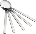 Round Soup Spoon, 12 Pieces Stainless Steel Bouillon Spoons