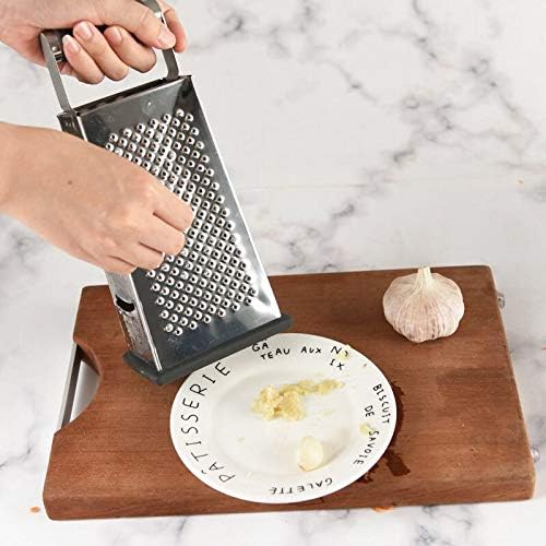 Vertical Stainless Steel Grating Four-sided Boxed Grater For Cucumbers, Carrots And Cheese, Grater, Melon, Planing, Potato, Planer, Non-slip Handle，Peeler