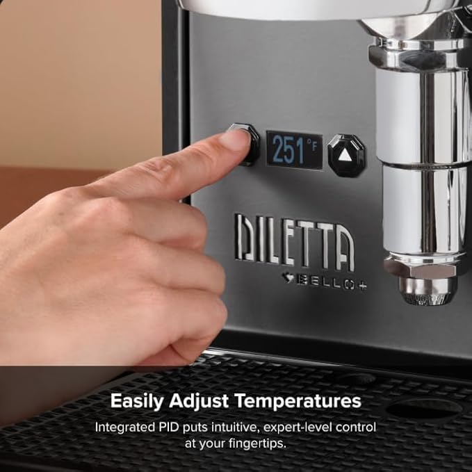 Diletta Bello+ Espresso Machine (Black)