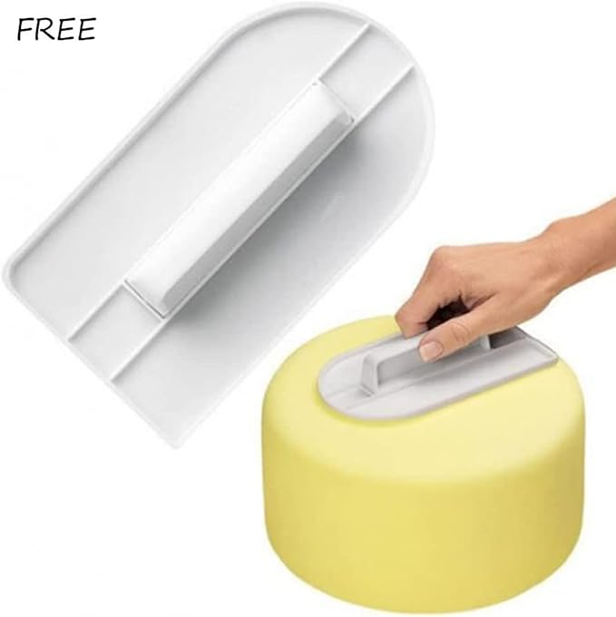 Adjustable Cake Scraper, Plastic Cake Cream Smoother, Easy Comb Set Edge Side Decorating Tools, With Tools 3 in 1