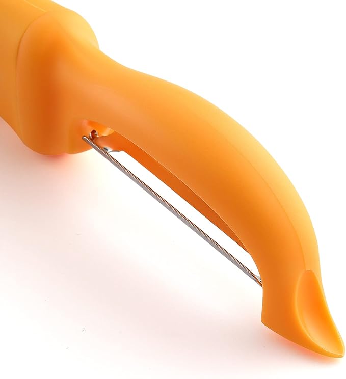 Spring Chef Premium Swivel Vegetable Peeler, Soft Grip Handle and Ultra Sharp Stainless Steel Blades - Perfect Kitchen Peeler For Veggie, Fruit, Potato, Carrot, Apple - Mango