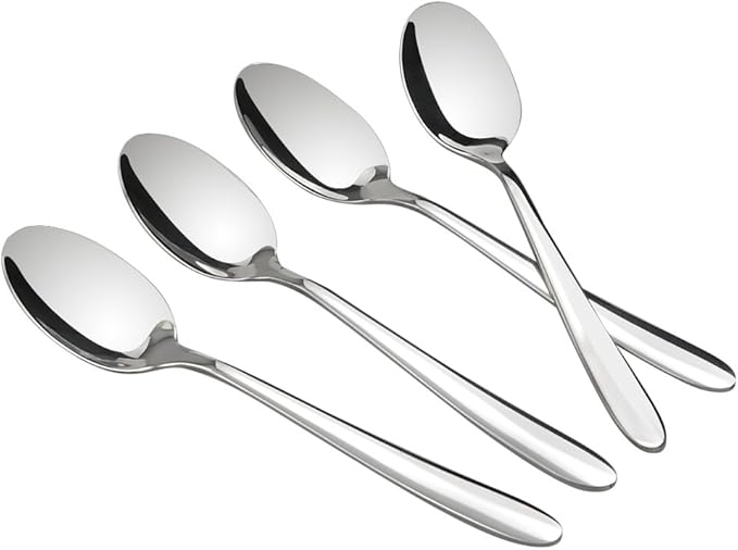 Kekow 12-Piece Stainless Steel Dessert Spoons