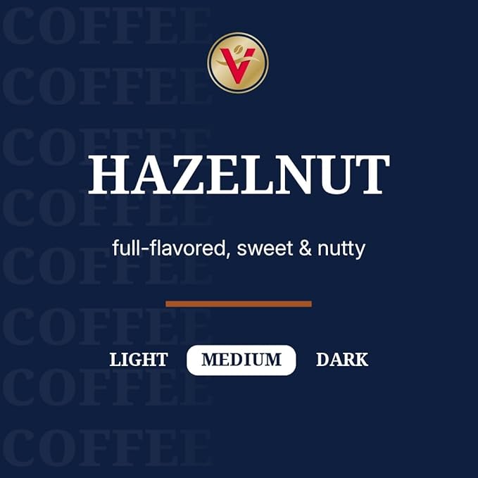 Victor Allen's Coffee Hazelnut Flavored, Medium Roast, 80 Count, Single Serve Coffee Pods for Keurig K-Cup Brewers