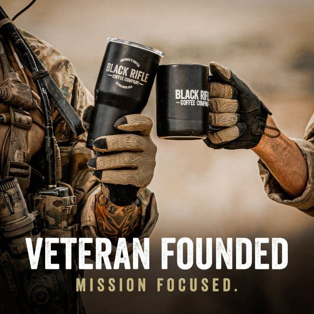 Black Rifle Coffee Company CAF, 50 Count, Medium Roast K Cups - Single Serve K Cups Coffee Pods - Kcup Pods Compatible with Keurig 1.0 & 2.0 - Made from Arabica Beans