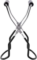 Eeoyu Canning Jar Lifter Tongs Stainless Steel Jar Lifter with Grip Handle for Home Kitchen (Black)