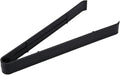 24 Pieces Plastic Salad Tongs, Black Kitchen Serving Tongs, 9 Inch Disposable Utensils Set, Perfect for Buffets and BBQ, Food Safe Material (24, Black)