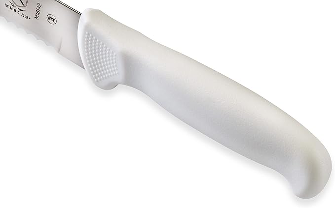 Mercer Culinary Ultimate White 10" Wavy Edge Slicer Knife