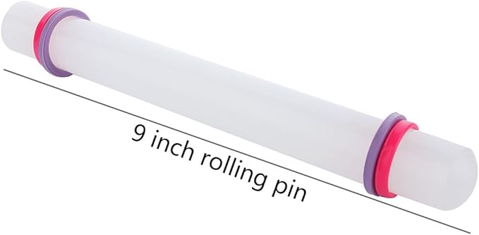 Marshmallow Fondant Cake Decorating Hand Tool 12 Pcs 5 Sets Sugarcraft Gumpaste Icing Smoother Rolling Pin Trimmer Cutter Embosser Flower Scissor Modelling Accessories Supplies Kit Red