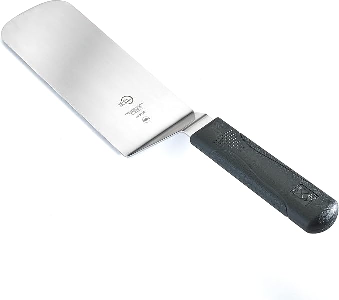 Mercer Culinary Millennia Turner/Spatula, 8 Inch x 3 Inch Blade, Black Handle