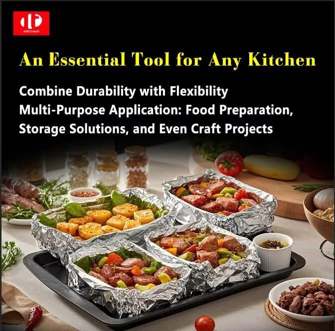 Standard Aluminum Foil 250 Sq Ft(12 In Wide), Pack of 1