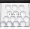 BERLINZO Large Reusable Ice Storage Bag - Freezer Safe Leak Proof Silicone and Plastic-Free Lunch Bag for Ice and Food Storage - BPA-Free XL Size