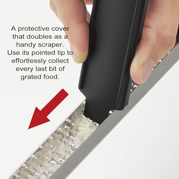 Cheese Grater Handheld [ Made in Japan ] Stainless Steel Hand Grater for Kitchen