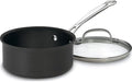 Cuisinart Chef's Classic Nonstick Hard-Anodized 1.5-Quart Saucepan with Lid, Black