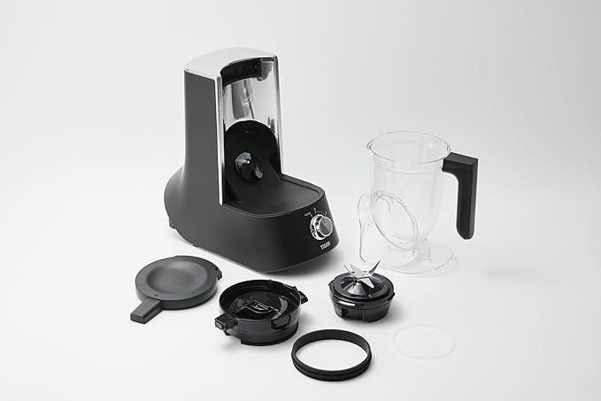 Tiger Smoothie Blender - Japanese Smoothie Maker for Smoothies, Crushed Ice, Milkshakes, Soups, Purees, Sauces, Matcha with Degree Diagonal-Blade Food Processor