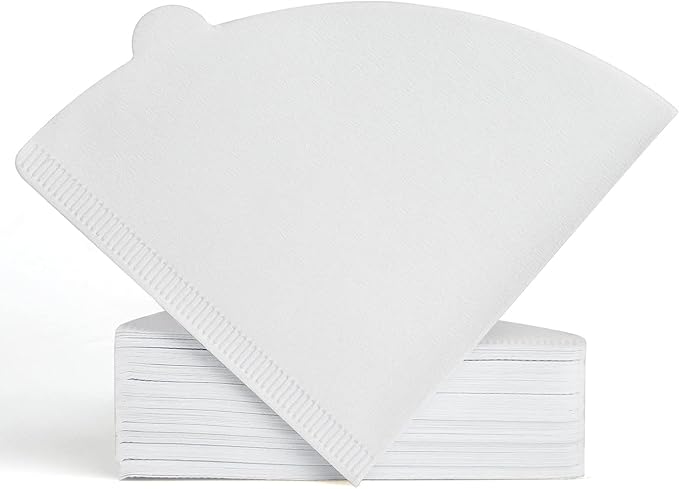 Niveaya 200 Count Coffee Filters - Size 02, Natural Paper Coffee Filter, No Blowout, Disposable for Pour Over and Drip Coffee Maker (2-4 Cup)