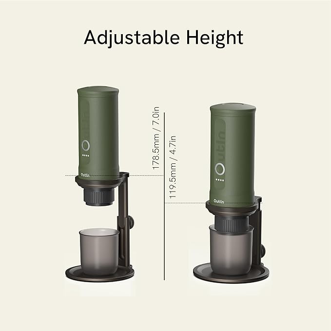OutIn Detachable Universal Coffee Stand,Portable Espresso Machine Stand,Pour Over Coffee Stand Easy to Carry