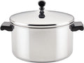 Farberware Classic Stainless Steel 6-Quart Stockpot with Lid, Stainless Steel Pot with Lid, Silver