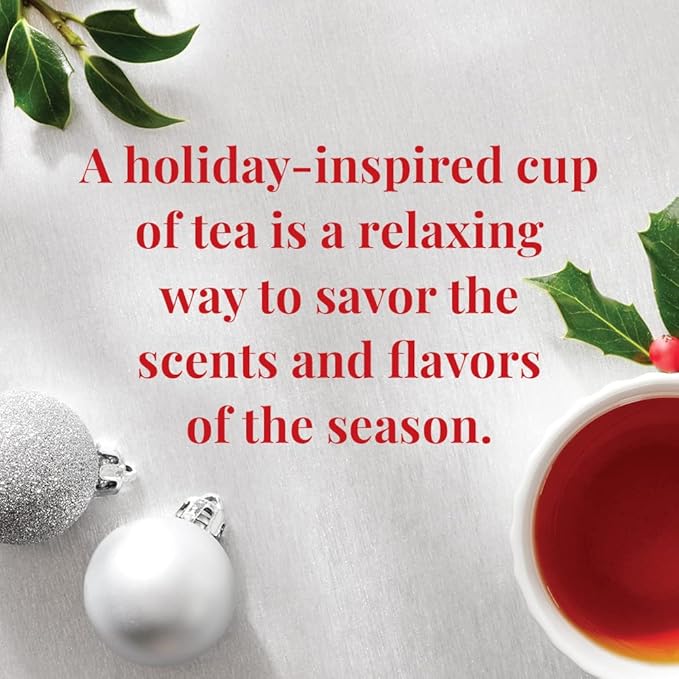The Republic of Tea - Peppermint Bark, Cool Winter Herb Tea, 250 Tea Bags, Caffeine-Free