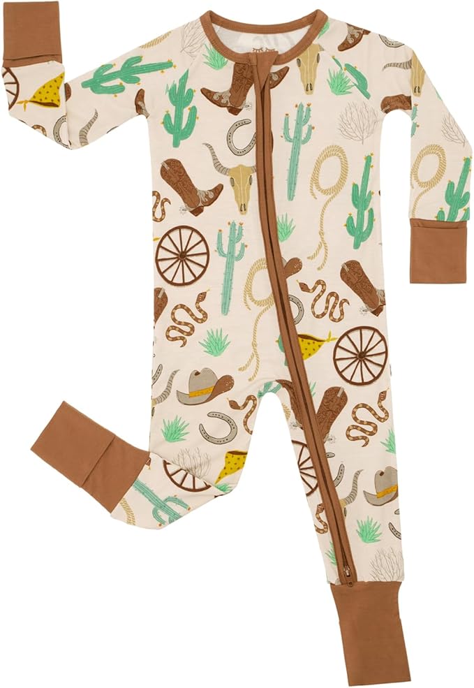 Little Sleepies Pajamas for Baby Boys & Girls, Viscose from Bamboo Baby Pajamas, Preemie & Newborn Sleepers, 2-Way Zipper PJs