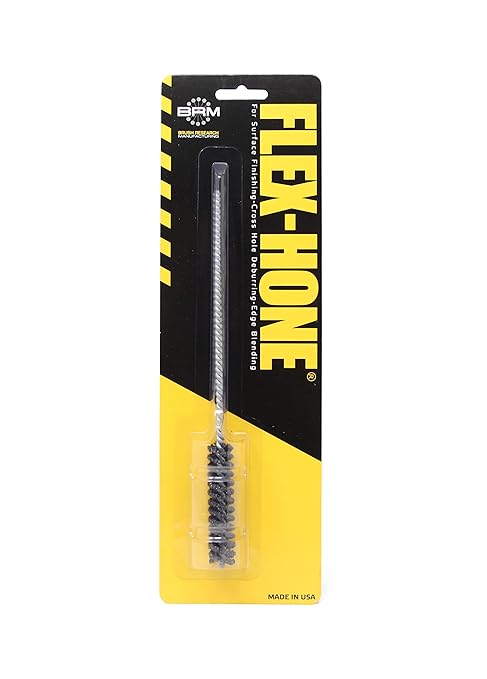 Brush Research BC11M60 FLEX-HONE®, 0.433" (11mm) Diameter, 60 Grit, Silicon Carbide, for Mild Steel, Stainless Steel, Cast Iron and Softer Ferrous Materials