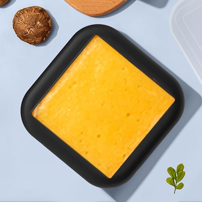 2 Cup Silicone Freezer Trays with Lid 4 Pack Silicone Freezer Molds Soup Containers Make 4 Perfect Soups, Broths, Stews, Sauces, Curries (Black)