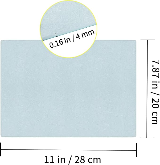 8 Pcs sublimation cutting board blanks，11 x 7.87 Inch sublimation cutting boards，Textured Sublimation Anti Slip Cutting Board Heat Scratch Resistant Blank Cutting Board