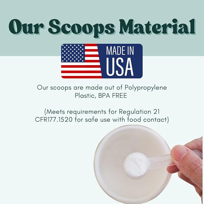 3/4 Cup (6 Oz. | 175 mL) Short Handle Scoop for Measuring Coffee, Pet Food, Grains, Protein, Spices and Other Dry Goods (Pack of 100)