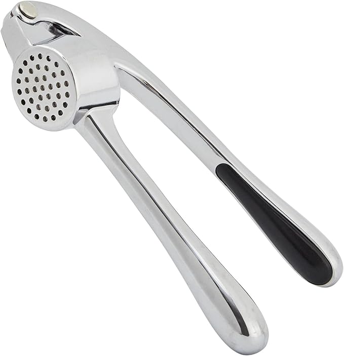 Garlic Press, Premium Rust Proof Kitchen Garlic Mincer Crusher Squeezer with Ergonomic handle, Ginger Crusher with Good Grip, Easy to Clean, Dishwasher Safe