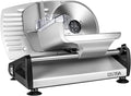 OSTBA Electric Deli Meat Slicer, 200W Food Slicer with 0-15mm Adjustable Thickness, 7.5” Removable Stainless Steel Blade & Food Carriage, Child Safety Lock, Easy to Clean - For Home Use