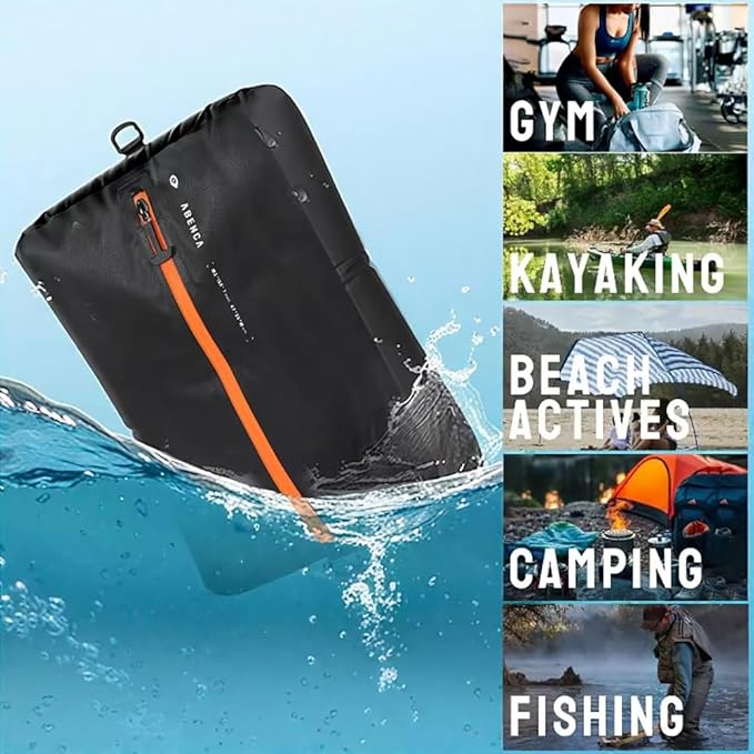 ABENCA Vacuum Storage Bags for Travel with Wireless Pump, Finder Tags, Compression Space Saver Bags, Reusable Vacuum Seal Packing Cube for Suitcases and Backpack.B