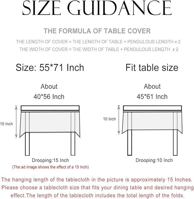 patdrea Designer Small Blue Tablecloth for Rectangle Table,Vintage Paisley Pattern Table Cloth,Decor Floral Cover Cloth for Kitchen Dining Christmas,Thanksgiving,Party,55"x71"-Lantang a